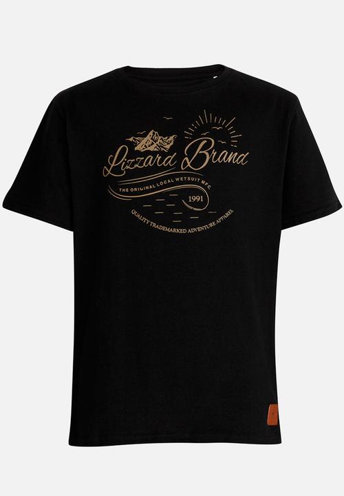 Lizzard - Tarben Printed Tee Black
