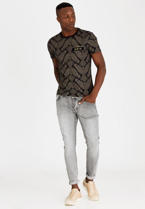 GUESS - Diplo Eagle Crew Tee Black