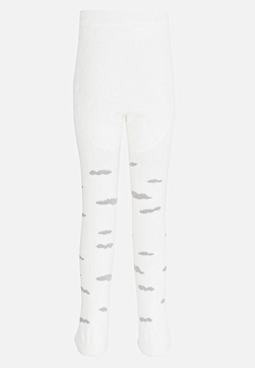Pop Candy - Girls Printed Sock Legging White