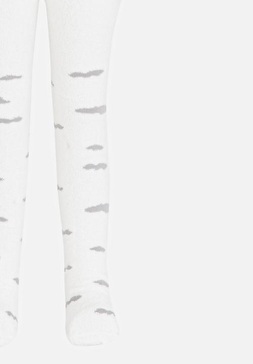 Pop Candy - Girls Printed Sock Legging White