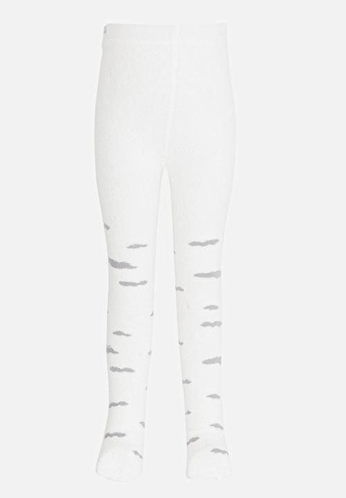 Pop Candy - Girls Printed Sock Legging White