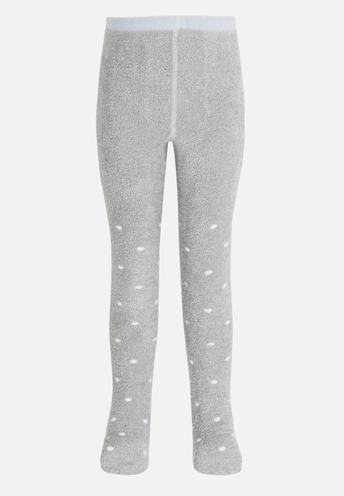 Pop Candy - Girls Printed Sock Legging Grey