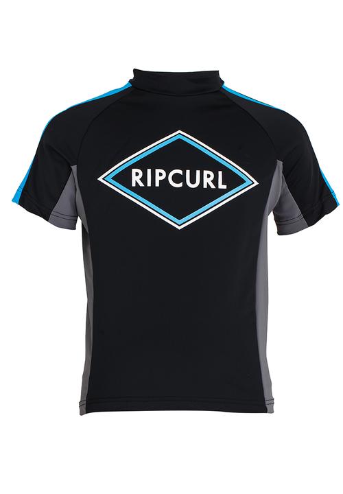 Rip Curl - Diamond Stripe Rashie Black
