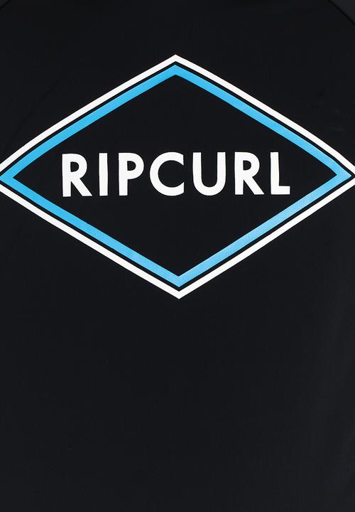 Rip Curl - Diamond Stripe Rashie Black