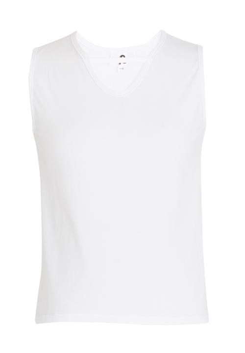 Rebel Republic - V-neck Knit Top White