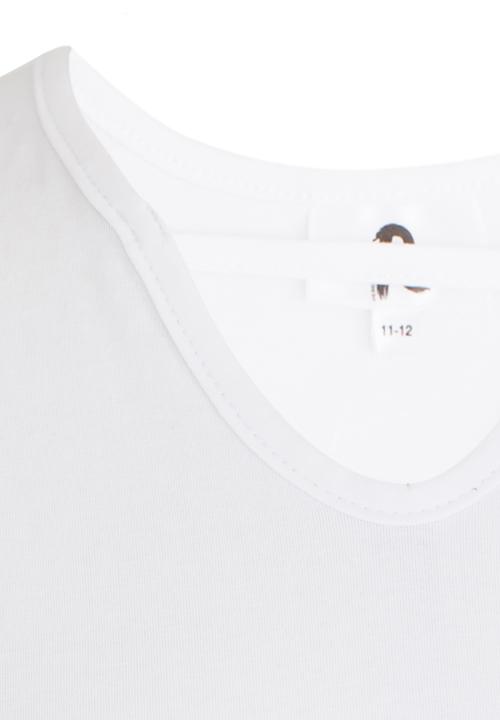 Rebel Republic - V-neck Knit Top White