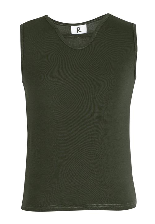 Rebel Republic - V-neck Knit Top Khaki Green