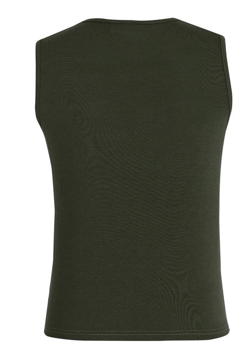 Rebel Republic - V-neck Knit Top Khaki Green