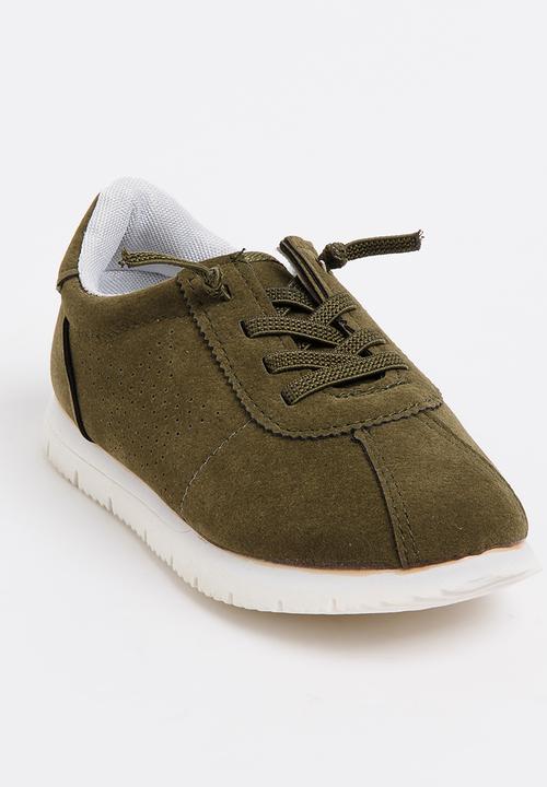 Pop Candy - Boys  Sneaker Dark Green