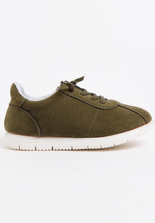 Pop Candy - Boys  Sneaker Dark Green