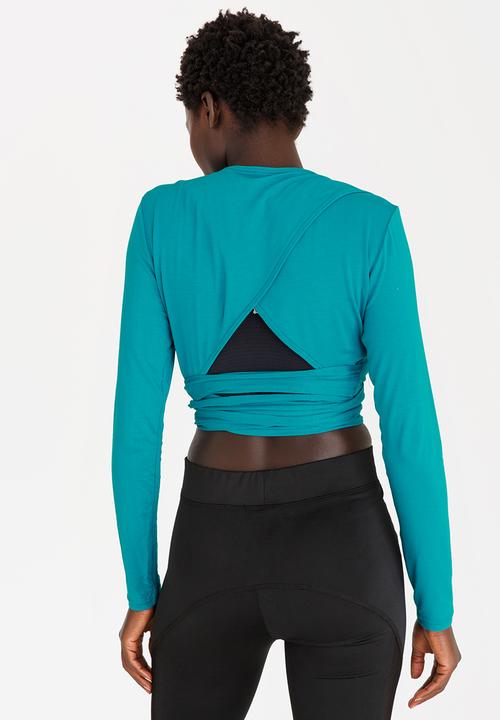 Lithe - Long Sleeve Ballet Top Turquoise