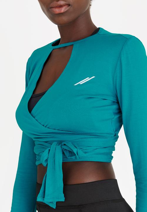 Lithe - Long Sleeve Ballet Top Turquoise