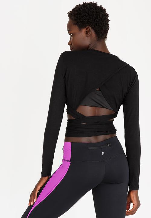 Lithe - Long Sleeve Ballet Top Black