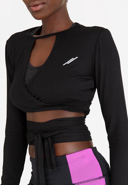 Lithe - Long Sleeve Ballet Top Black