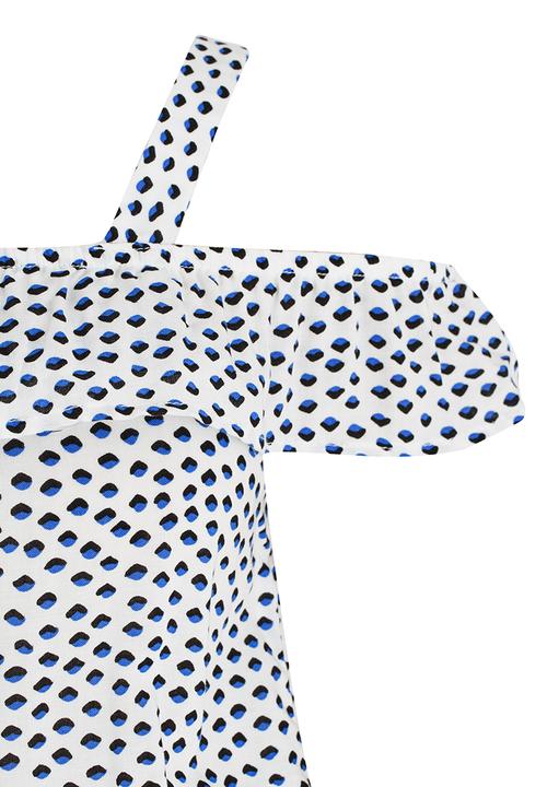 Rebel Republic - Woven Bardot Dress Multi-colour