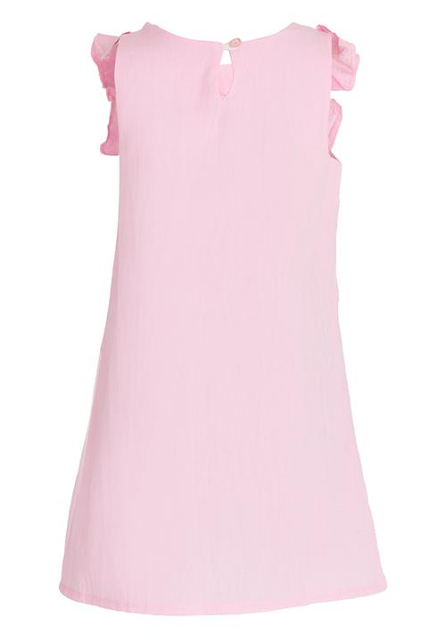 See-Saw - Frill Detail Dress Mid Pink