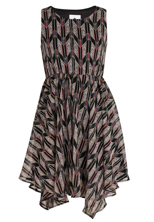 Rebel Republic - Hanky Hem Dress Multi-colour