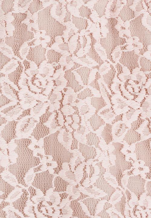 Rebel Republic - Off The Shoulder Top With Back Detail Pale Pink