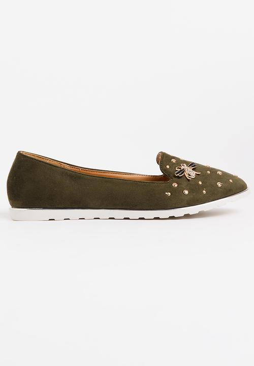 Miss Black - Catrin Pumps Dark Green