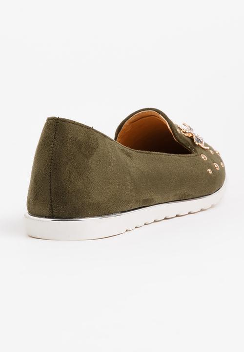 Miss Black - Catrin Pumps Dark Green