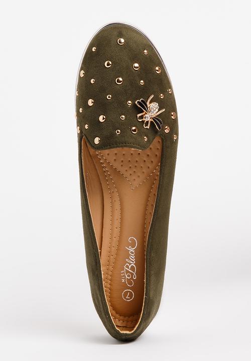 Miss Black - Catrin Pumps Dark Green