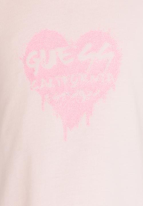GUESS - CA heart tee - pink