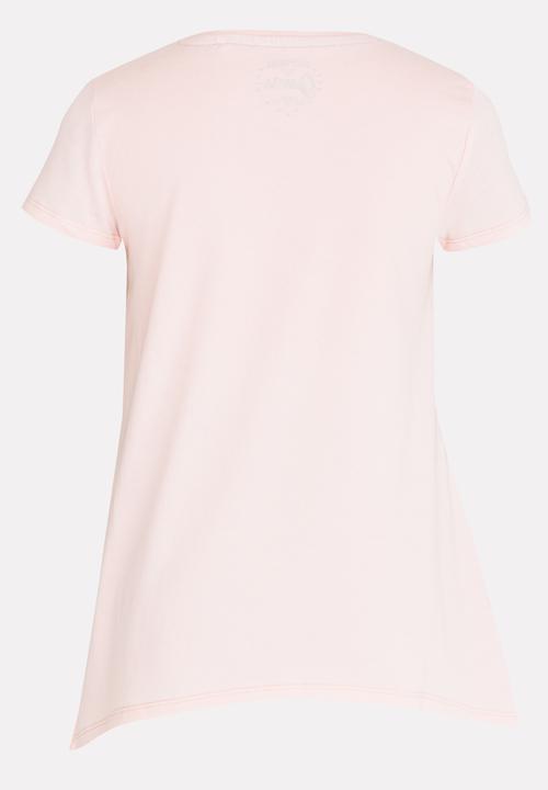 GUESS - Girls CA Heart Tee Pale Pink