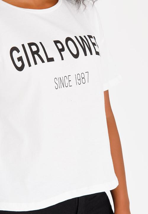 Vero Moda - Since Cropped Top White