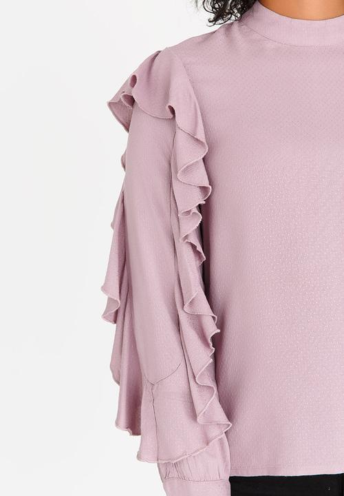 Vero Moda - Manisa Frill Top Mid Purple