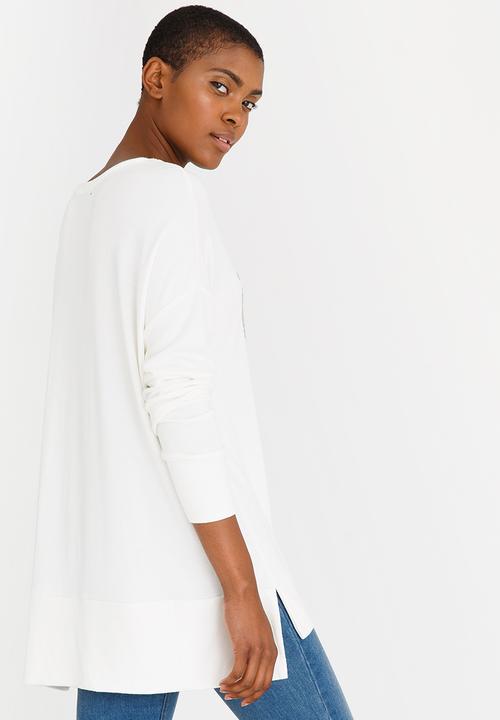 c(inch) - Sweat Top White