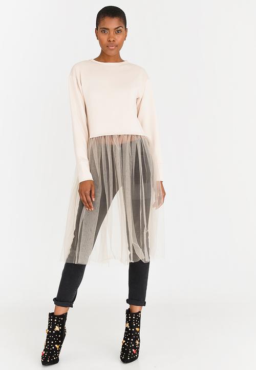 c(inch) - Combo T-shirt Nude
