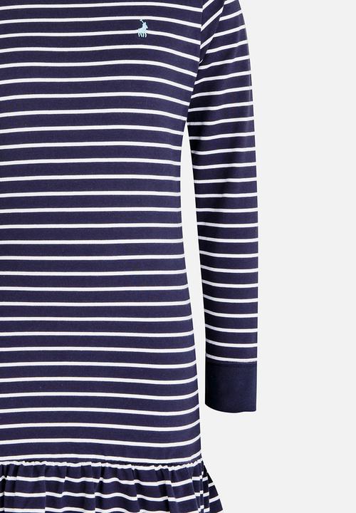 POLO - Alexis LS Striped Dress Navy