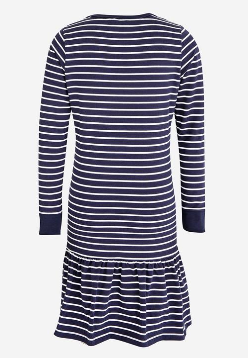 POLO - Alexis LS Striped Dress Navy