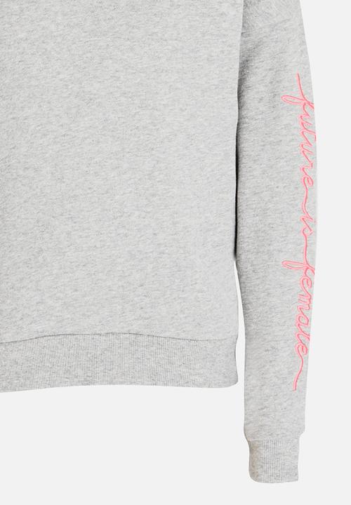 Name It - Long Sleeve  Hoodie Grey