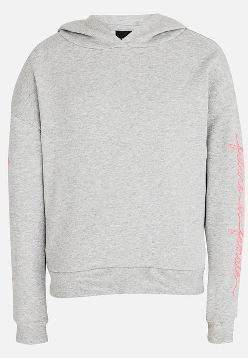 Name It - Long Sleeve  Hoodie Grey