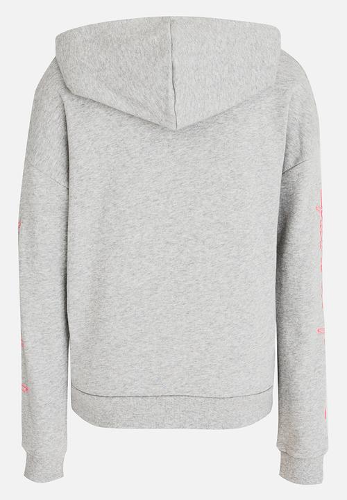 Name It - Long Sleeve  Hoodie Grey