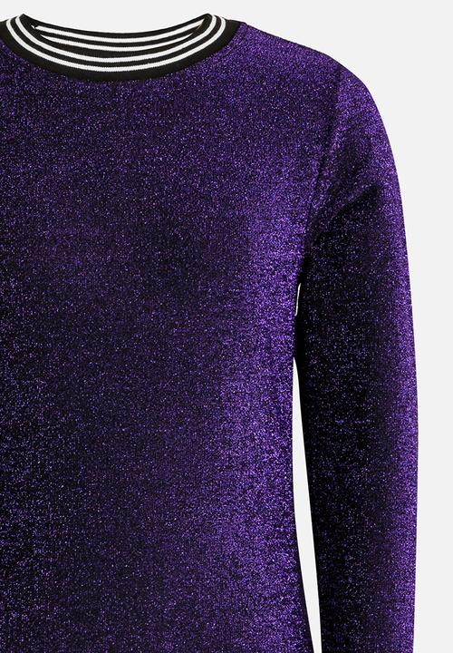 Name It - Long Sleeve Jersey Dark Purple