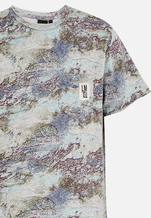 Name It - Printed Short Sleeve Tee Grey