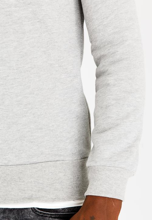 STYLE REPUBLIC - Fleek Crew Neck Sweatshirt Grey