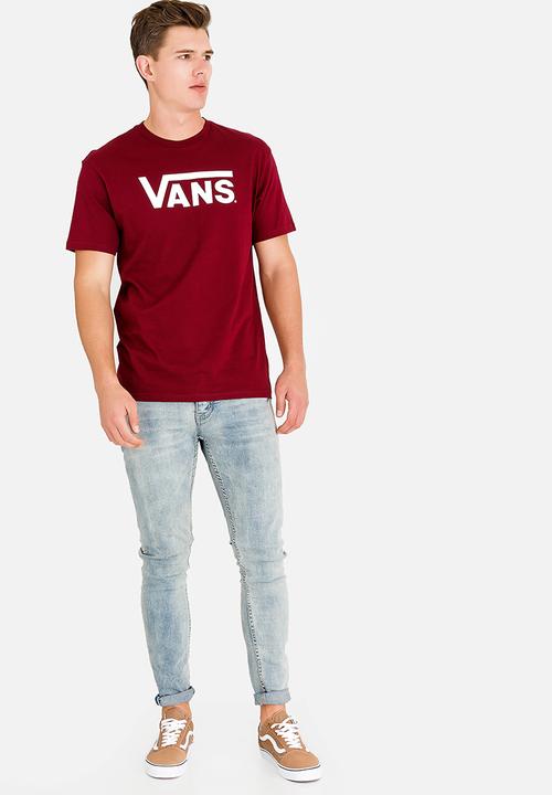 Vans - Vans Classic Cotton Tee Burgundy