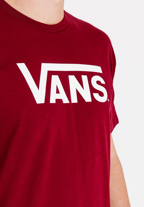 Vans - Vans Classic Cotton Tee Burgundy