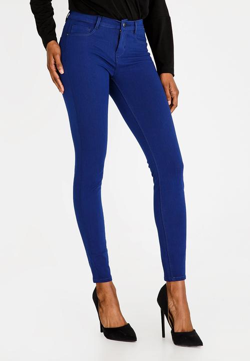 SISSY BOY - Axel 4 way stretch mid rise skinny jeans - blue 