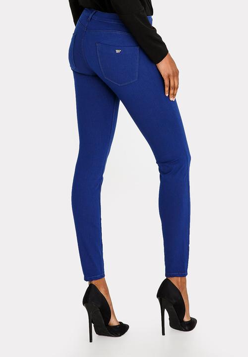 SISSY BOY - Axel 4 way stretch mid rise skinny jeans - blue 