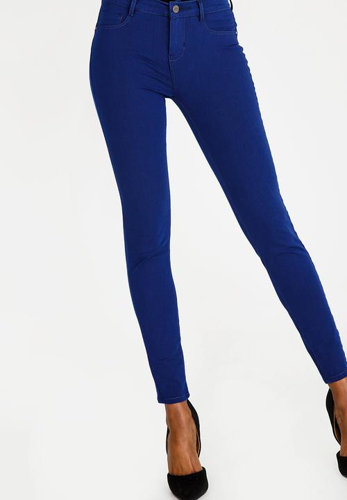 SISSY BOY - Axel 4 way stretch mid rise skinny jeans - blue 