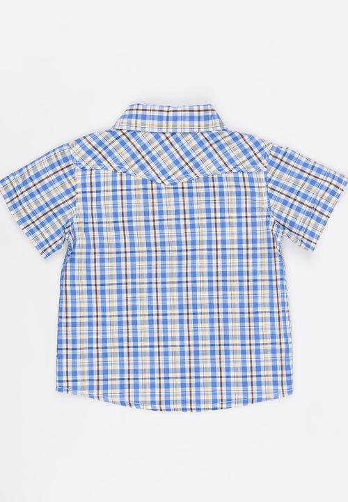 Pop Candy - Short Sleeve  Shirt Blue