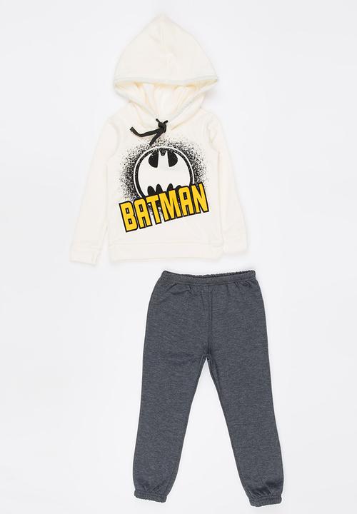 Pop Candy - Batman hoodie and jogger set - cream