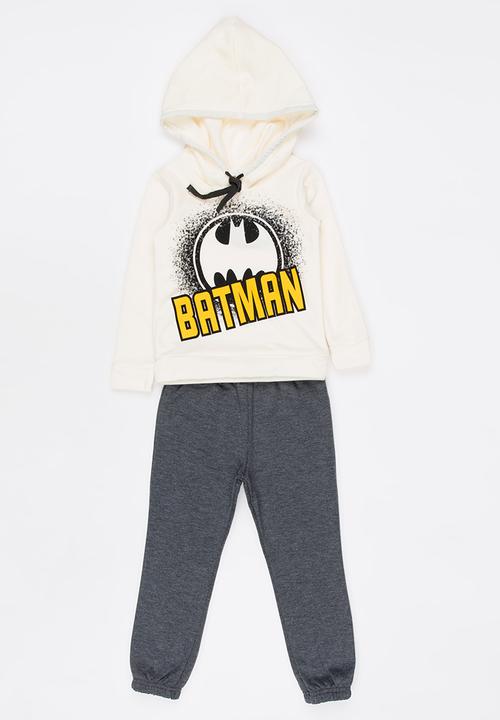 Pop Candy - Batman hoodie and jogger set - cream