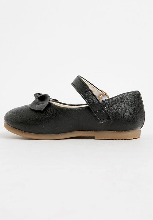 Pop Candy - Pump With Bow Detail Black