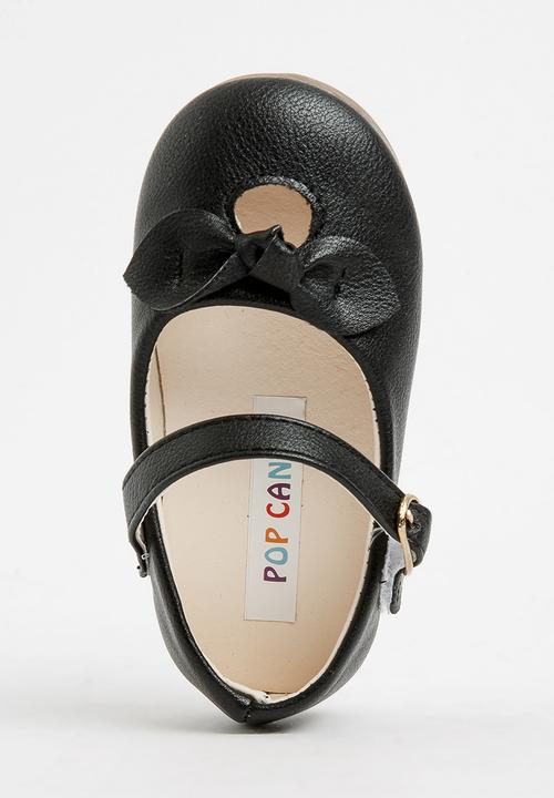 Pop Candy - Pump With Bow Detail Black