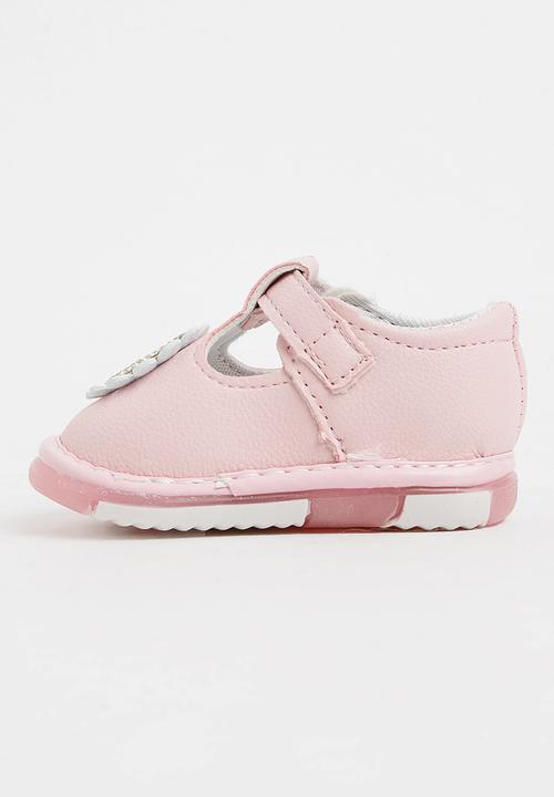 Pop Candy - Flower Printed Pump Mid Pink